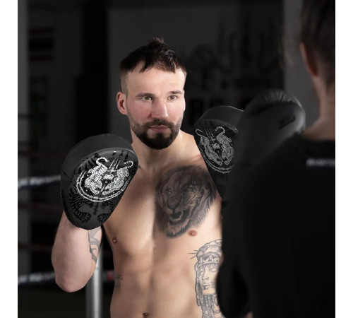 Лапи боксерські Phantom Muay Thai чорні