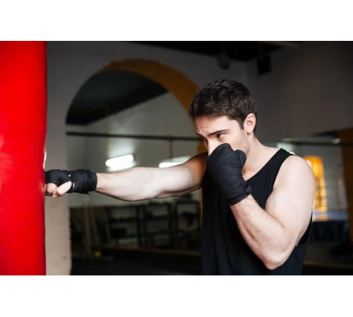 Бинти для боксу PowerPlay 3046 2,5 м, чорні