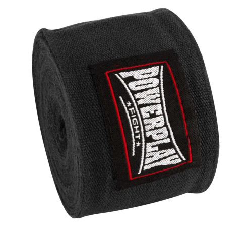 Бинти для боксу PowerPlay 3046 4,5 м, чорні