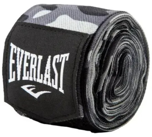 Бинти EVERLAST SPARK PRINTED HAND WRAPS 120 X2 розмір 120 (304,8 см), чорно-сірий