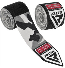 Бинти RDX HAND WRAPS 2,5 м, чорно-сірі