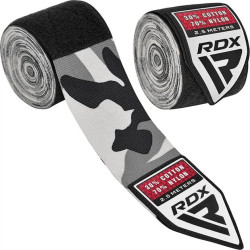 Бинти RDX HAND WRAPS 2,5 м, чорно-сірі