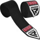 Бинти RDX HAND WRAPS 2,5 м,, чорно-білі