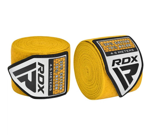 Бинти RDX HAND WRAPS 4,5 м, жовті