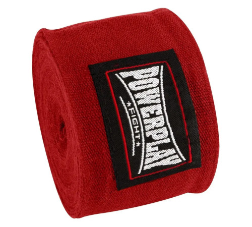 Бинти для боксу PowerPlay 3047 4 м, червоні