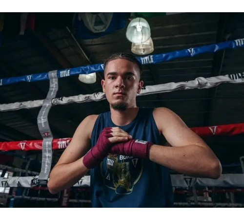 Бинти для боксу TITLE Select 180" Semi Elastic 4,5 м, червоні