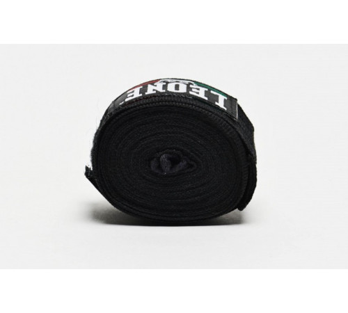 Бинти для боксу Leone 500100 2,5 м, чорні