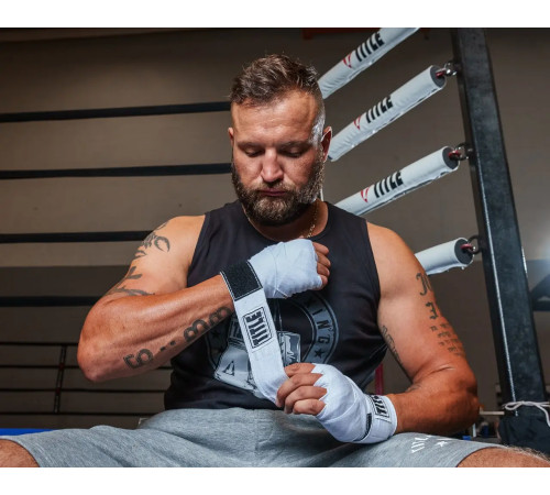 Бинти для боксу TITLE Boxing Select 180" Semi Elastic 4,5 м, білі