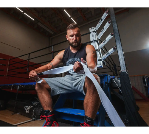 Бинти для боксу TITLE Boxing Select 180" Semi Elastic 4,5 м, білі