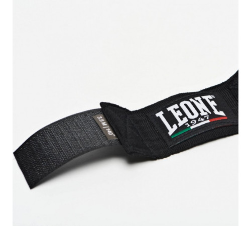 Бинти для боксу Leone 500116 3,5 м, чорні
