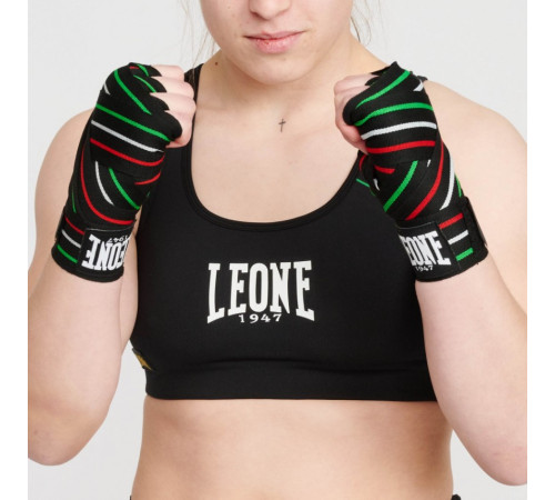 Бинти для боксу Leone Flag 3,5 м, чорні