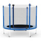 Батут Atleto KRB10 з зовнішньою сіткою 140 см синій