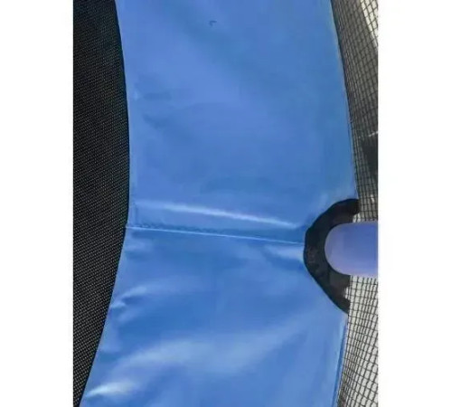Батут Atleto KRB10 з зовнішньою сіткою 140 см синій