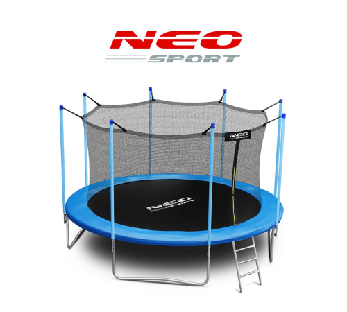 Батут Neo-Sport з внутрішньою сіткою 15 футів 465 см блакитний Батут Neo-Sport з внутрішньою сіткою 15 футів 465 см блакитний