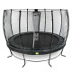 Батут з захисною сіткою EXIT Elegant 427 см, чорний