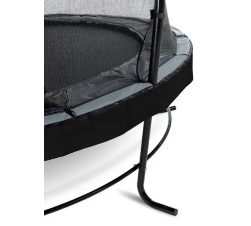 Батут з захисною сіткою EXIT Elegant 427 см, чорний