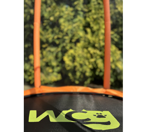 Батут WCG Melon з зовнішньою сіткою 108 см помаранчево-чорний