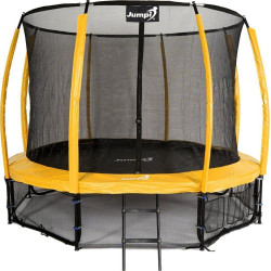 Батут Jumpi Maxy Comfort Plus з внутрішньою сіткою 10 футів 312 см жовтий