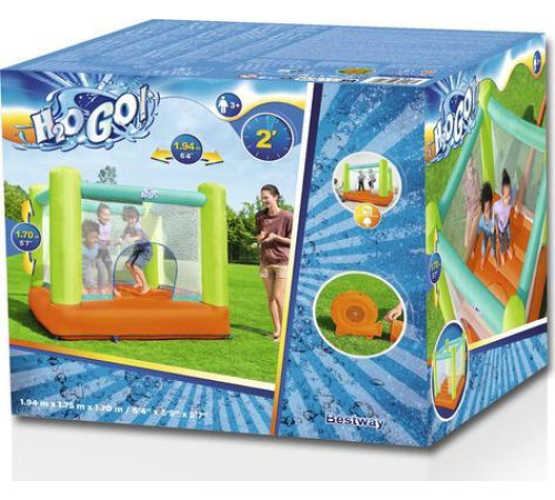 Батут надувний Jump and Soar Bouncer Bestway 53394 різнокольоровий Батут надувний Jump and Soar Bouncer Bestway 53394 різнокольоровий