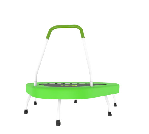 Батут WCG Frog з поручнем 114 см зелений
