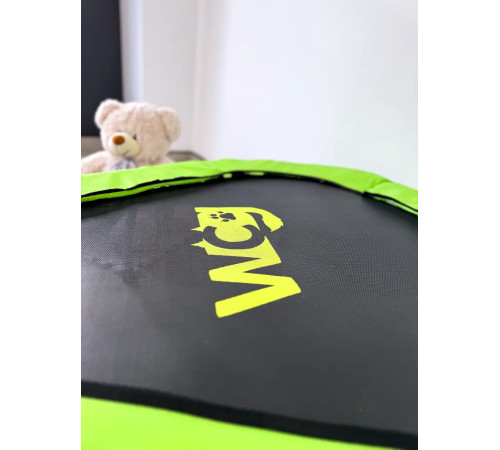 Батут WCG Frog з поручнем 114 см зелений