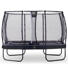 Батут EXIT Elegant Premium з зовнішньою сіткою 244 х 427 см чорний