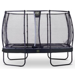 Батут EXIT Elegant Premium з зовнішньою сіткою 244 х 427 см чорний