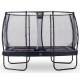 Батут EXIT Elegant Premium з зовнішньою сіткою 244 х 427 см чорний