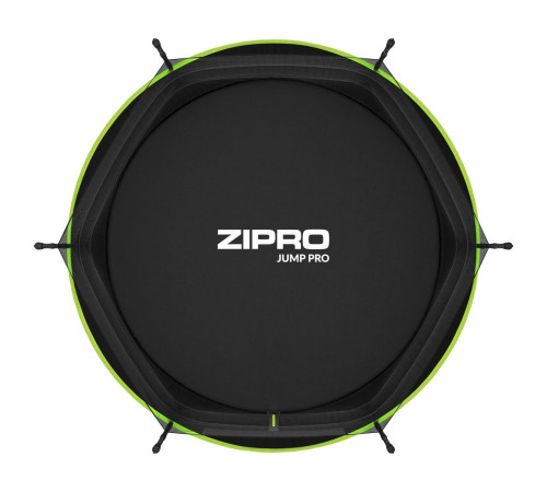 Батут Zipro Jump Pro з внутрішньою сіткою 8 футів 252 см чорно-зелений