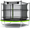 Батут Zipro Jump Pro з внутрішньою сіткою 8 футів 252 см чорно-зелений