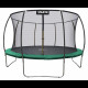 Батут Atleto 21000703 з внутрішньою сіткою 374 см чорно-зелений