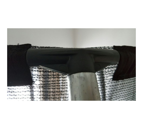 Батут Atleto 21000703 з внутрішньою сіткою 374 см чорно-зелений