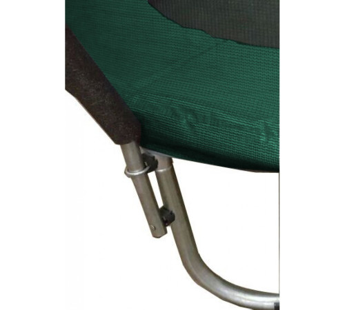 Батут Atleto 21000703 з внутрішньою сіткою 374 см чорно-зелений