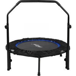 Батут для фітнесу Physionics JG86914 з поручнем 3,5 футів 101 см чорно-синій