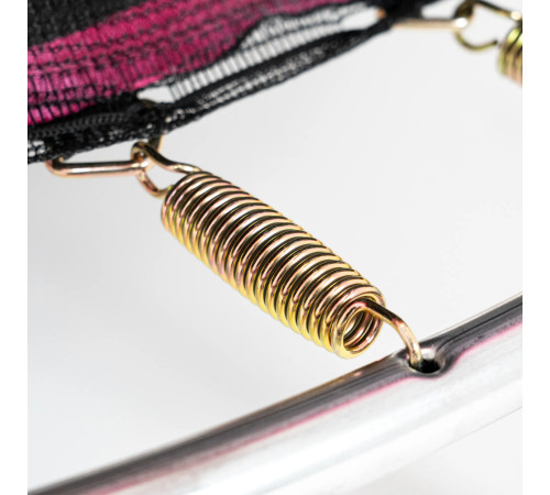 Батут THUNDER INSIDE ULTRA з внутрішньою сіткою 8 футів 244 см чорно-рожевий