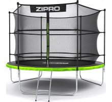 Батут Zipro Jump Pro з внутрішньою сіткою 10 футів 312 см чорно-зелений