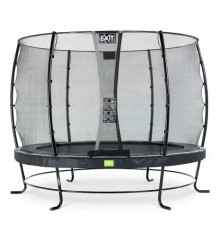 Батут EXIT Elegant Premium  Delux з зовнішньою сіткою 305 см чорний