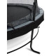 Батут EXIT Elegant Premium Delux з зовнішньою сіткою 305 см чорний