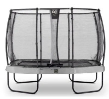 Батут EXIT Elegant Premium з зовнішньою сіткою 214 х 366 см сірий
