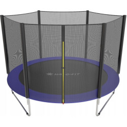 Батут Halo-Fit Standard з зовнішньою сіткою 8 футів 244 см чорно-синій