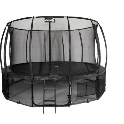 Батут Jumpi Maxy Comfort Plus з внутрішньою сіткою 16 футів 487 см чорний
