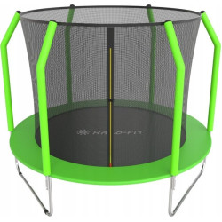 Батут Halo-Fit Standard з внутрішньою сіткою 10 футів 305 см чорно-зелений