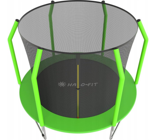 Батут Halo-Fit Standard з внутрішньою сіткою 8 футів 244 см чорно-зелений Батут Halo-Fit Standard з внутрішньою сіткою 8 футів 244 см чорно-зелений