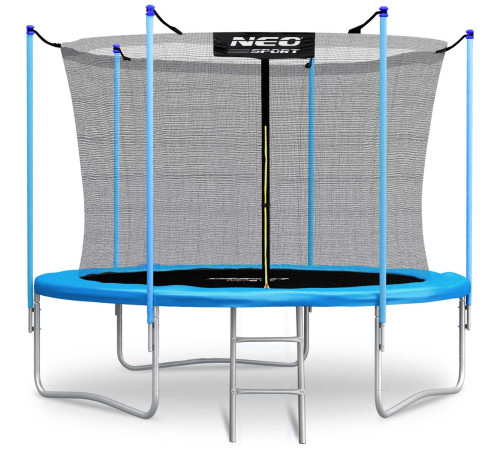 Батут Neo-Sport NS-08W181 з внутрішньою сіткою 8 футів 252 см блакитний Батут Neo-Sport NS-08W181 з внутрішньою сіткою 8 футів 252 см блакитний