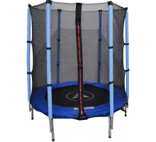 Батут Atleto 21000400 з зовнішньою сіткою 140 см синій