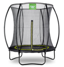 Батут EXIT Silhouette з зовнішньою сіткою 183 см чорний