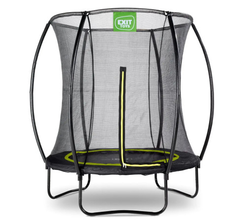 Батут EXIT Silhouette з зовнішньою сіткою 183 см чорний