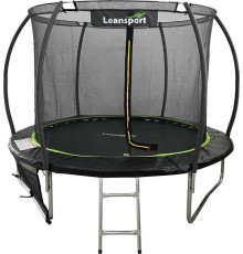 Батут Lean Sport 10653 з внутрішньою сіткою 6 футів 183 см чорний