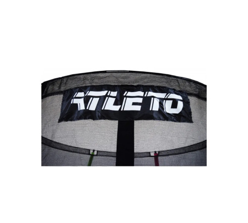 Батут Atleto 21000325 з внутрішньою сіткою 374 см різнокольоровий