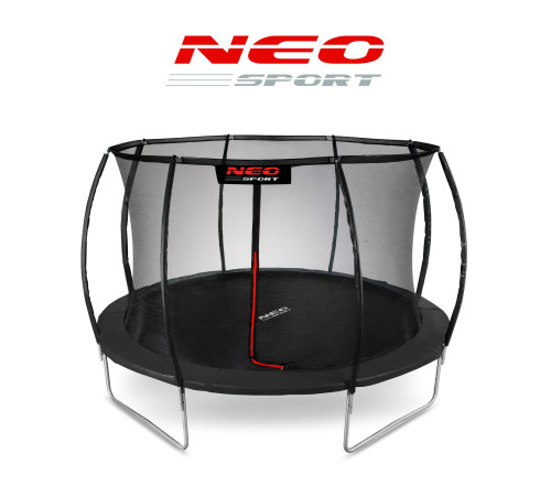 Батут Neo-Sport з внутрішньою сіткою 12 футів 374 см чорний Батут Neo-Sport з внутрішньою сіткою 12 футів 374 см чорний